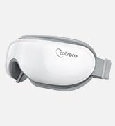 Cotsoco Eye Massager with Heat, Remote, and Compression, Adjustable Foldable Sleep Mask for Relax...