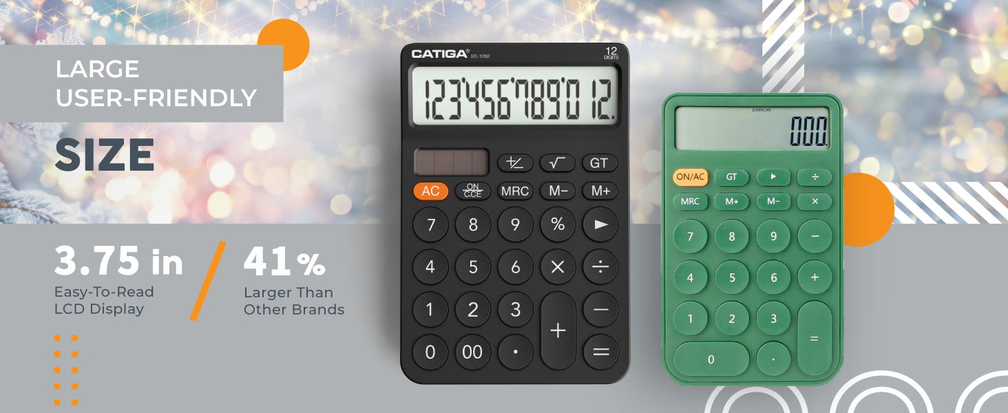 4 function desktop calculator large big buttons office calculators big display calculator