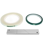1/4 10 Inch Tape Splicing Set, Open Reel Audio Splicing Kit with Track Splicing Plate, Splicing T...