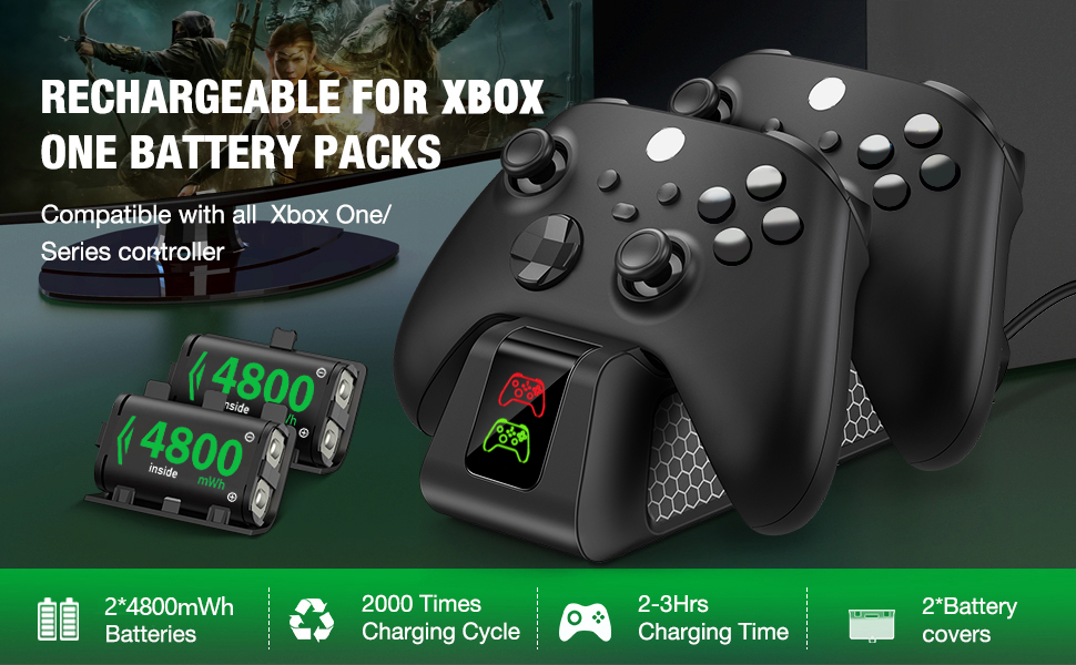 controller battery packs for Xbox,rechargeable battery pack for Xbox one