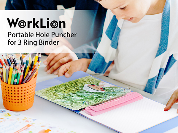 3 hole puncher for binder