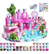SSAWER Magnetic Blocks for Girls, 100PCS 0.8inch Magnetic Building Blocks, Magnetic Cubes Sensory...