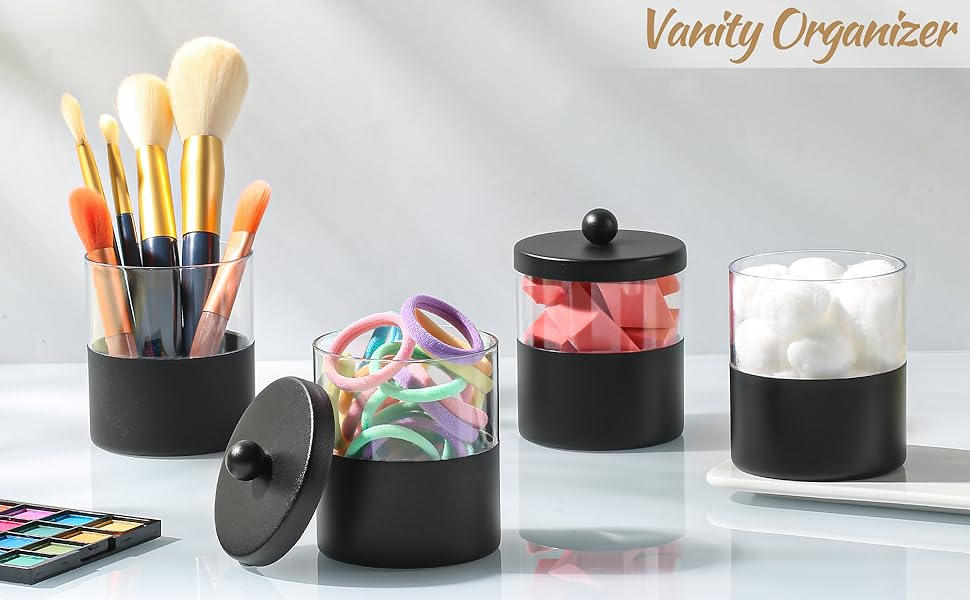 Black Apothecary Jars 4012A2