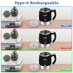 Rechargeable automatic magnetic Self stirring coffee mug electric Mixing Cup