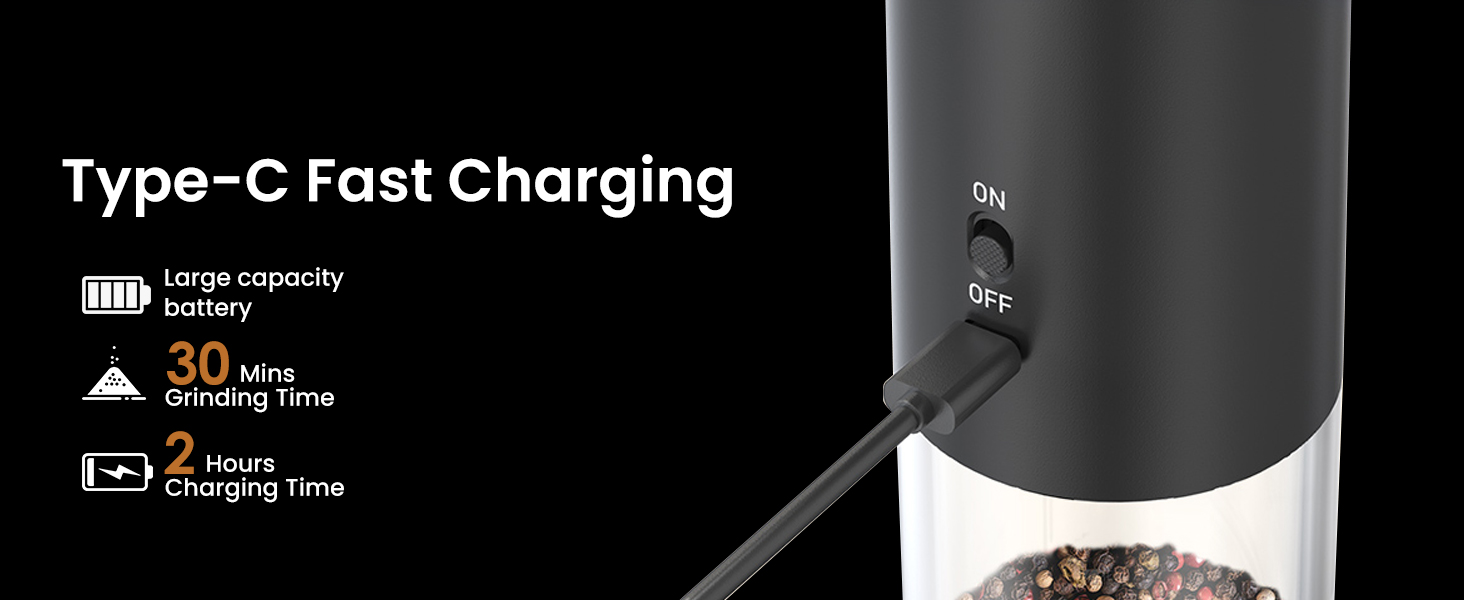 electric pepper and salt grinder gravity salt and pepper grinder auto salt and pepper grinder set