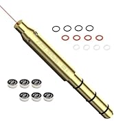 MOSANDON Red Laser Boresighter for .22LR/9mm/.38spl/.308/.45ACP Cal,End Barrel Laser Bore Sight, ...