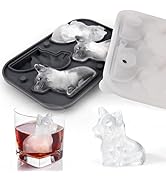 AIERSA Corgi Ice Mold,Corgi Ice Cube Tray,Silicone Ice Cube Molds,Cute Corgi Ice Molds for Whiske...