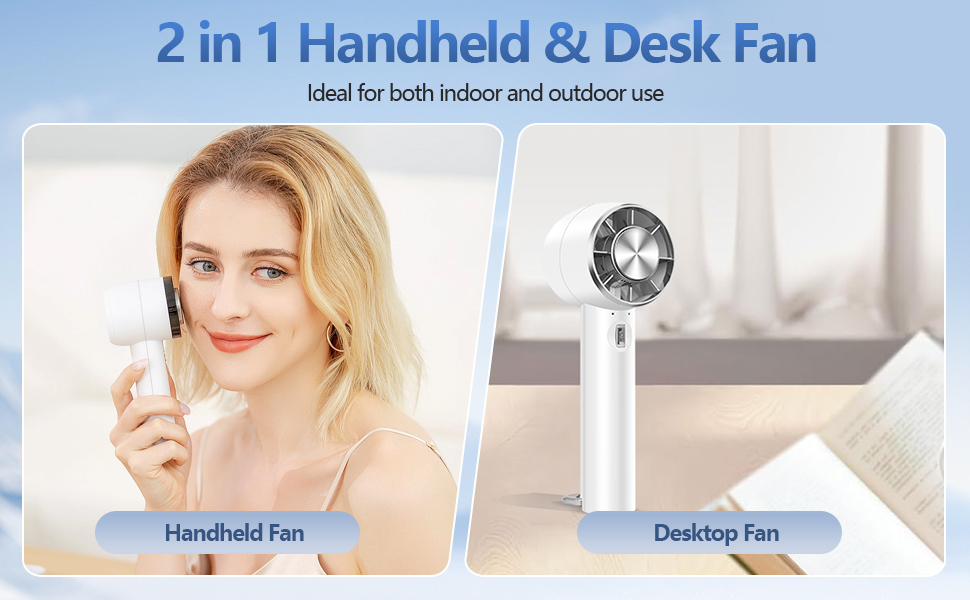 rechargeable handheld fan desk fan