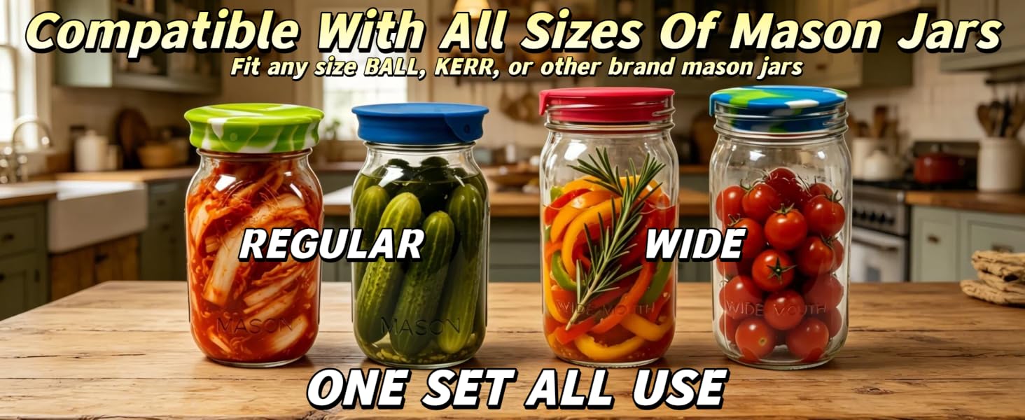 mason jar lids regular mouth