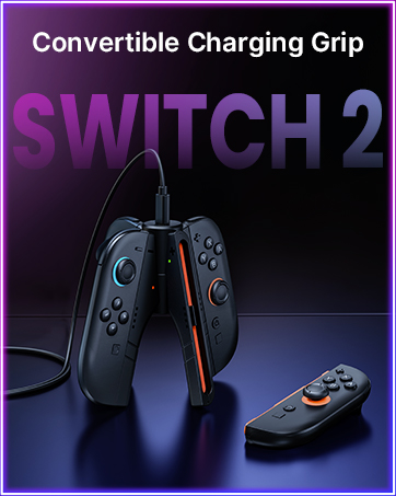 NexiGo’s newly launched Charging Grip powering up two Switch controllers