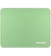 TECKNET Mouse Pad with Anti-fray Stitchin, Waterproof Surface & Non-Slip Rubber Base with Stitche...