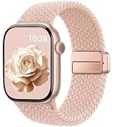 Braided Stretchy Band Compatible with Apple Watch Bands 38mm 40mm 41mm 42mm 44mm 45mm 46mm 49mm W...
