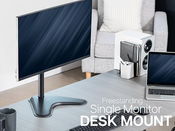 Free Standing Single Monitor Stand