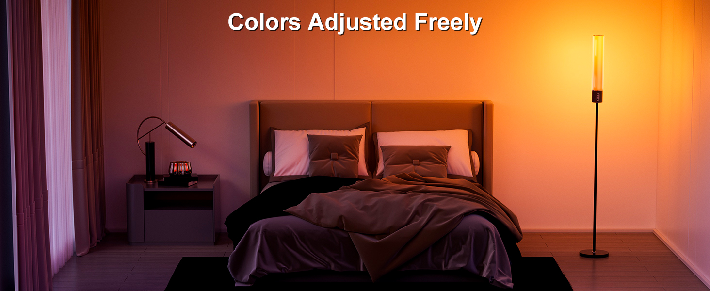 Freely adjustable colors