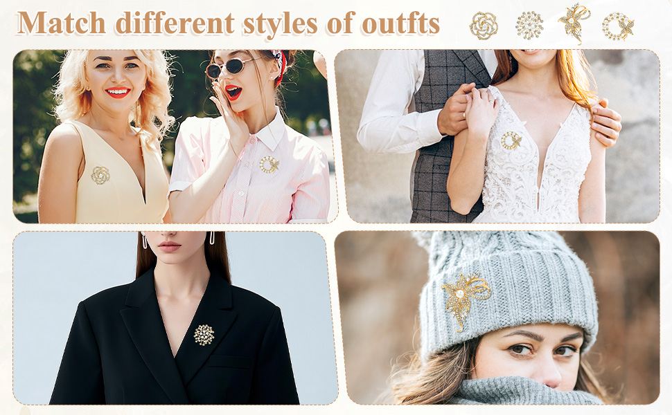 Brooches and Pins for Women