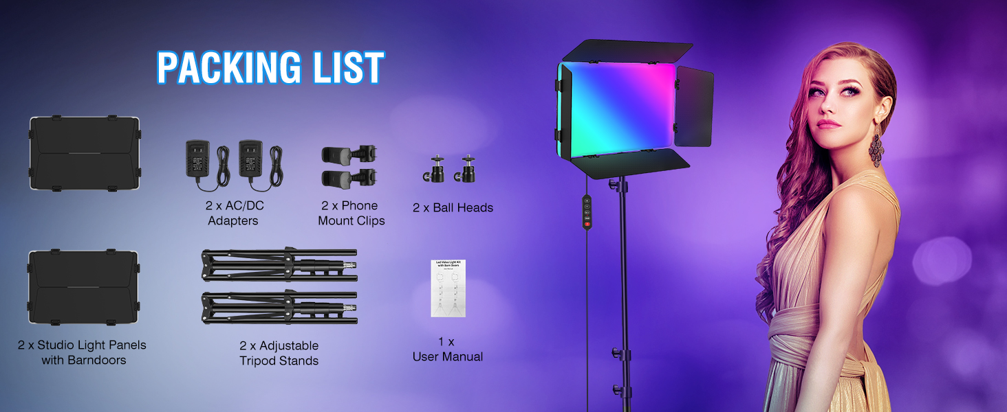 lighting for video recording