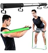 Sportneer Resistance Bands Bar, Detachable Workout Exercise Bar/Handles for All Kinds of Resistan...
