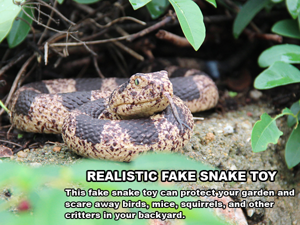 large rubber snakes realistic