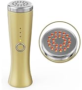 VOFEL Red Light Device Facial and Neck Massager for Skin Tightening, Champagne