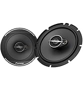 PIONEER A-Series TS-A1671F, 3-Way Coaxial Car Audio Speakers, Full Range, Clear Sound Quality, Ea...