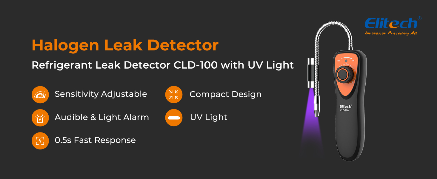Halogen leak detector