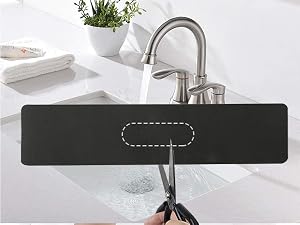 faucet mat for bathroom sink