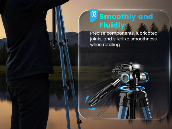 tripod character, 74 inch, aluminium alloy