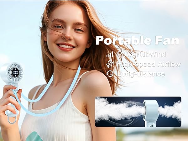 handheld fan rechargeable