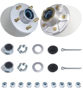 For 3500lb - 5 x 4.5 #84 axle Galvanized Trailer Hub