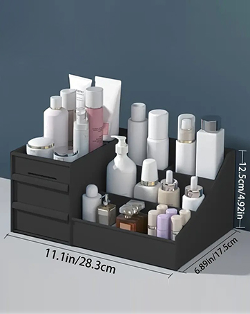 Cologne Organizer for Men,Cologne Stand,Shelves for Perfumes Vanity Organizers with Drawers