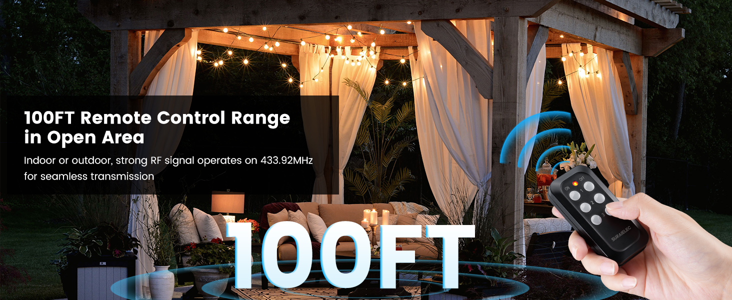 Outdoor Remote Control Outlet