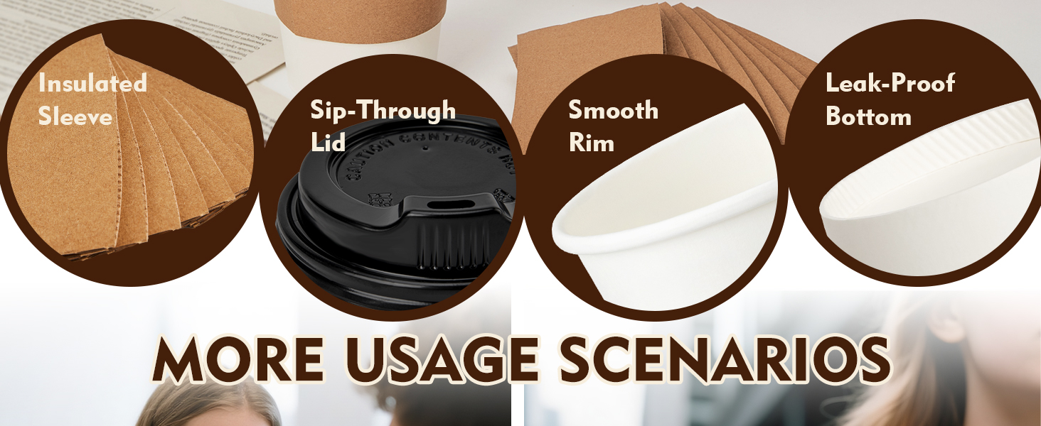 coffee cups with lids