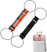 Luggage Connector Straps 2Pcs,2026 New Multi Use Strong Adjustable Bag Luggage Straps,Add a Bag E...