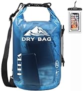 HEETA Waterproof Dry Bag for Women Men, 5L/10L/20L/30L/40L Roll Top Lightweight Dry Storage Bag B...