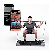 SQUATZ Resistance Band Bar For Training - Adjustable and Detachable Pilates Rod for Full Body Wor...