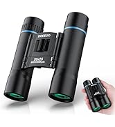 20X25 Binoculars for Adults High Powered - Deesoo Compact Binoculars for Adults and Kids - Easy F...