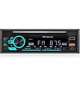 SIXTOP Single Din Bluetooth Car Radio Stereo Hands-Free Calls Push to Talk Voice Assistant Multim...