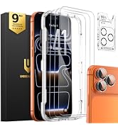 UNBREAKcable iPhone 17 Pro Screen Protector &amp; Camera Lens Protector | Upgraded Dual-Tempered Glas...