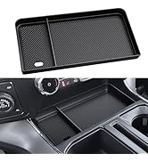 Kaishengyuan Center Console Organizer for 2021-2025 Ford F150 &amp; 2022-2024 F150 Lightning XLT, Hid...