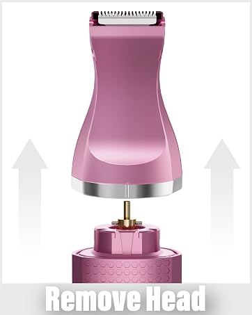 How to detach the bikini trimmer head