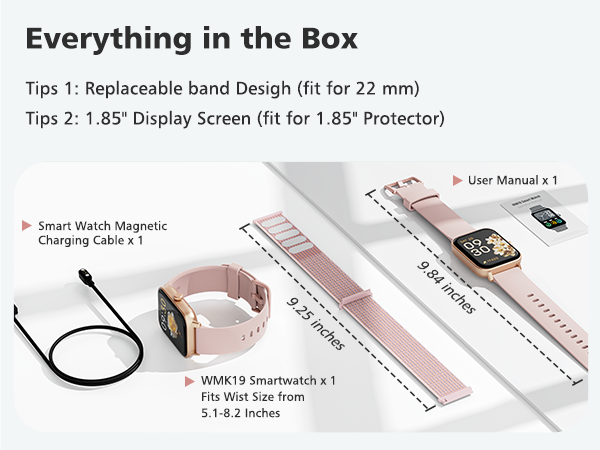 package list of the smartwatch