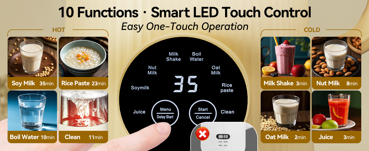 LED touch control