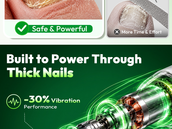 Verdora Electric Nail Drill for Thick Nail