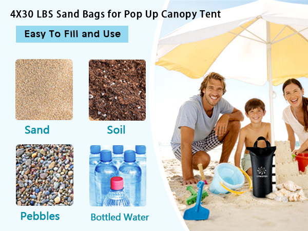 sand bags for canopy legs A+3-1
