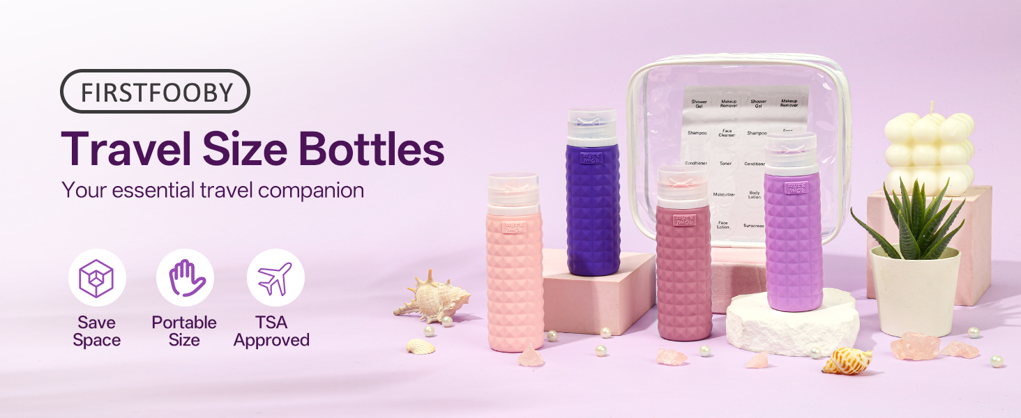 travel bottles for toiletries travel size containers silicone squeezable containers shampoo bottles
