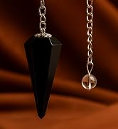 Black Tourmaline Crystal Pendulum