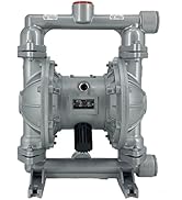 CDZHLTG Air-Operated Diaphragm Pump, Double Diaphragm Pump 1-1/2 inch Inlet &amp; Outlet, Air Diaphra...