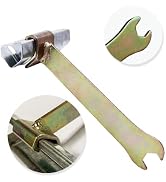 TDC TDF Ducting Clip Cleat Tool, Universal Air Duct Clamp Wrench HVAC Hand Tool Hook Code Angle S...