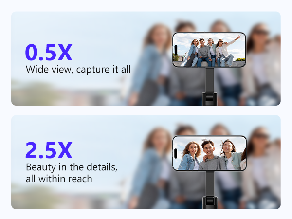 Magnetic selfie stick