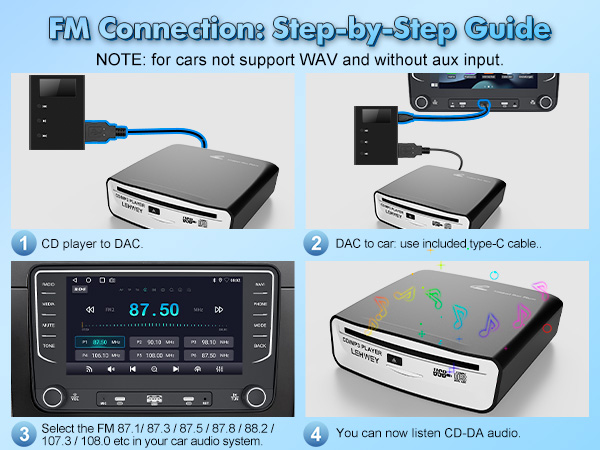 portable cd player for car